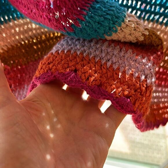 XiRENA Arlet Dream State long sleeve midi crochet cardigan cotton stripes XS - Picture 16 of 17